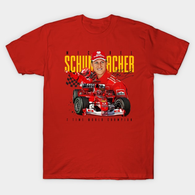 Michael Schumacher T-Shirt by Juantamad